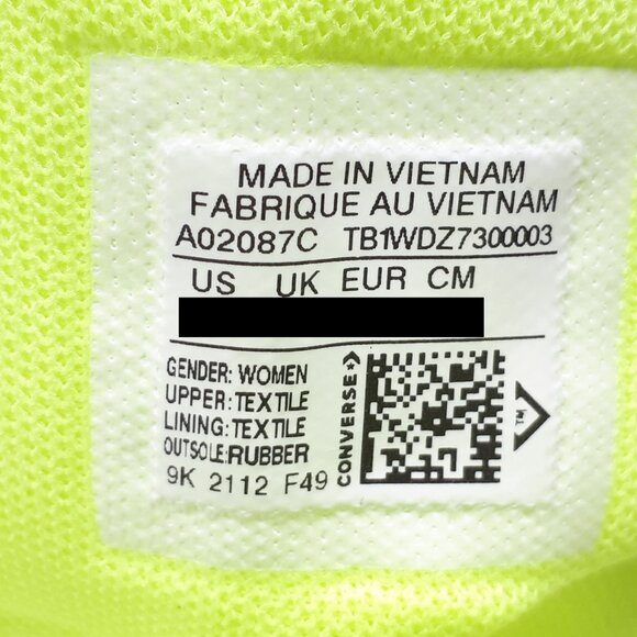 Converse Chuck Taylor All Star Lift Hi Platform Shoe Sneaker Volt Womens US Size - Picture 9 of 12